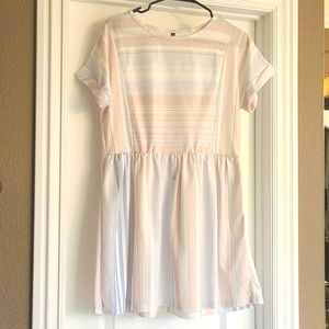 Midi dress w rolled sleeves sz medium